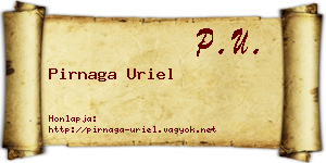 Pirnaga Uriel névjegykártya